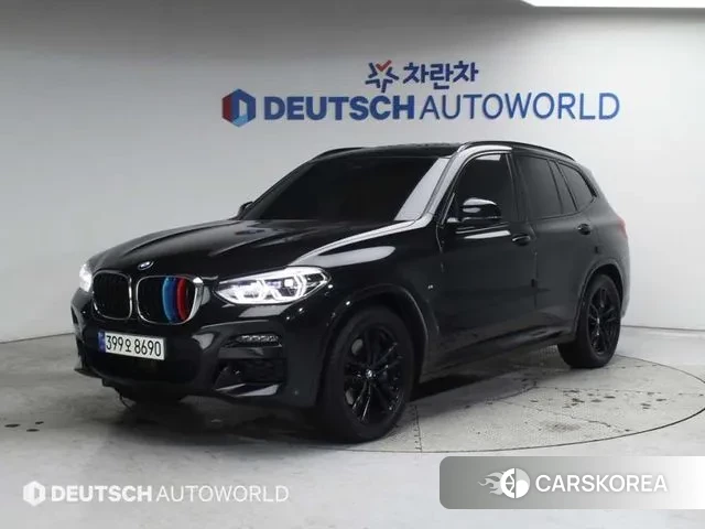BMW X3 (G01) 2021 Черный из Кореи