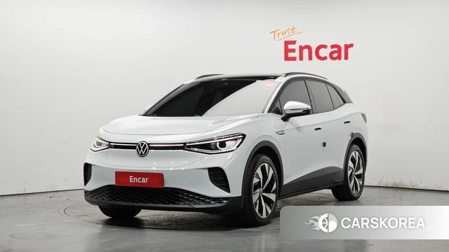 Volkswagen ID.4 2023 Белый из Кореи