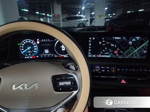 Kia K8 Hybrid 2021 Серый из Кореи