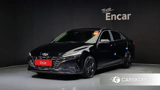 Hyundai Avante (CN7) 2021 Черный из Кореи