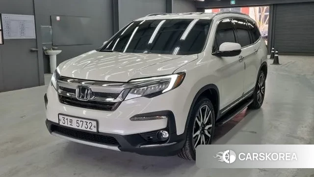 Honda Pilot 3rd generation 2019 Белый из Кореи