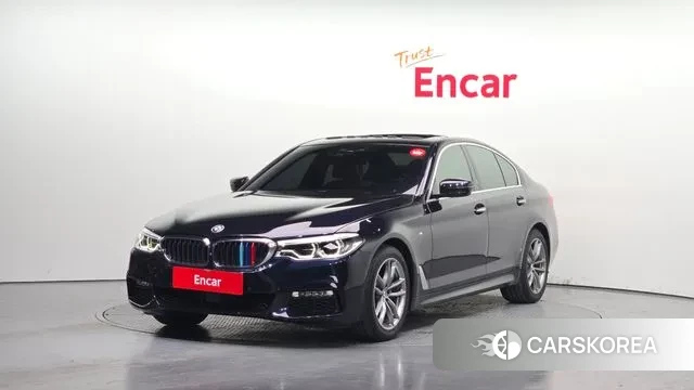 BMW 5 Series (G30) 2018 Синий из Кореи