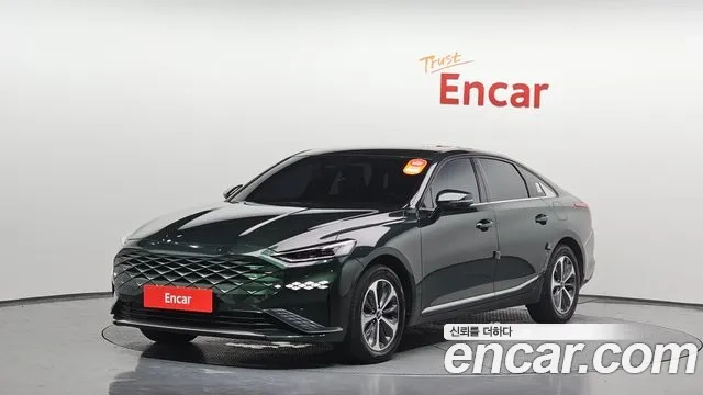 Kia K8 Hybrid 2021 Темно-зеленый из Кореи