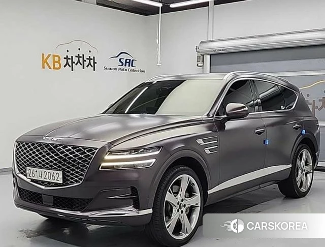 Genesis GV80 2021 Красный из Кореи