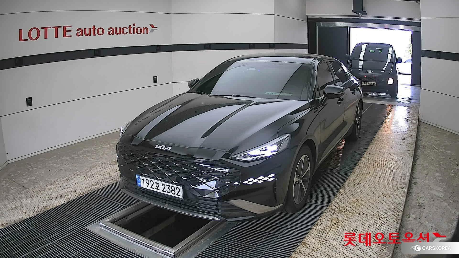 Kia K8 Hybrid 2022 Aurora Black Pearl из Кореи