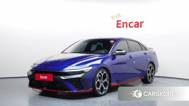 Hyundai The New Avante (CN7) 2024 Синий из Кореи