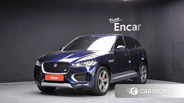 Jaguar F-PACE 2018 Синий из Кореи