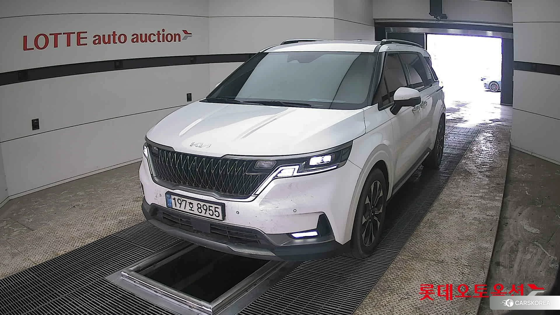 Kia Carnival 2023 Белый из Кореи