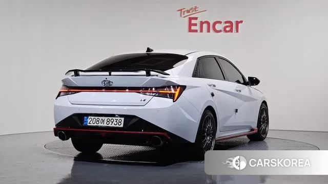 Hyundai Avante (CN7) 2022 Белый из Кореи