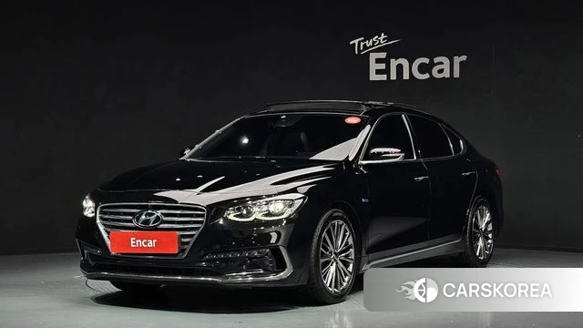 Hyundai Grandeur IG Hybrid 2019 Черный из Кореи