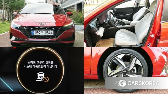 Hyundai Avante (CN7) 2020 Красный из Кореи