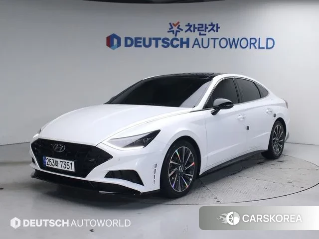 Hyundai Sonata (DN8) 2019 Белый из Кореи