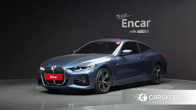 BMW 4 Series (G22) 2022 Синий из Кореи