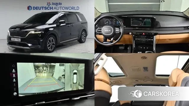 Kia Carnival 4th generation 2021 Черный из Кореи