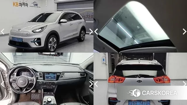 Kia Niro EV 2020 Серебристо-серый из Кореи