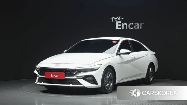 Hyundai The New Avante (CN7) 2024 Белый из Кореи