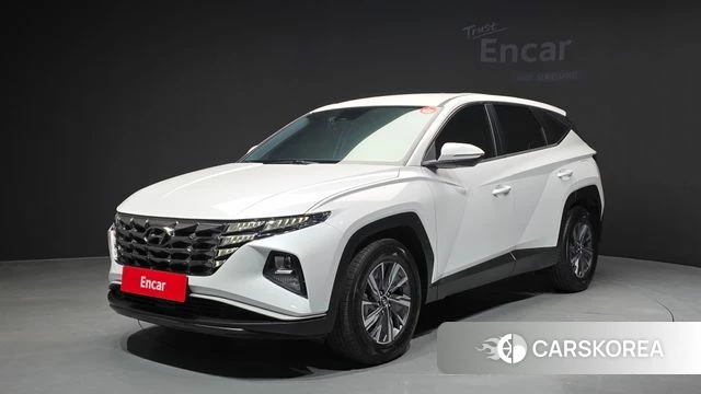 Hyundai Tucson Hybrid (NX4) 2021 Белый из Кореи