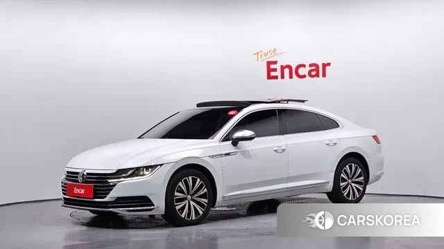 Volkswagen Arteon 2019 Белый из Кореи