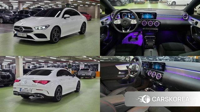 Mercedes-Benz CLA-Class C118 2023 Белый из Кореи