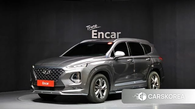 Hyundai Santa Fe TM 2019 Серый из Кореи
