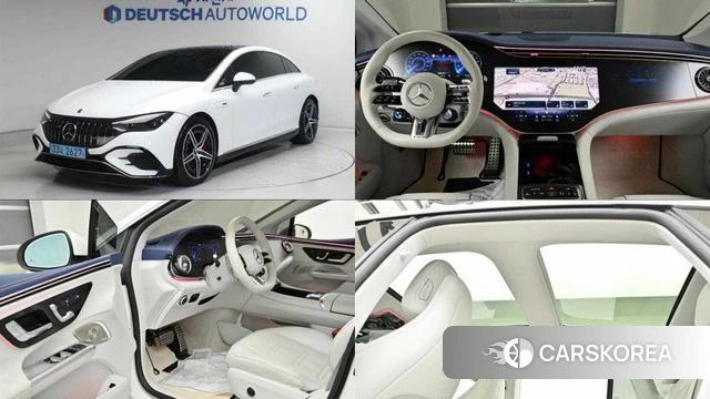 Mercedes-Benz EQE V295 2023 Белый из Кореи