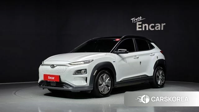 Hyundai Kona Electric 2018 Белый из Кореи