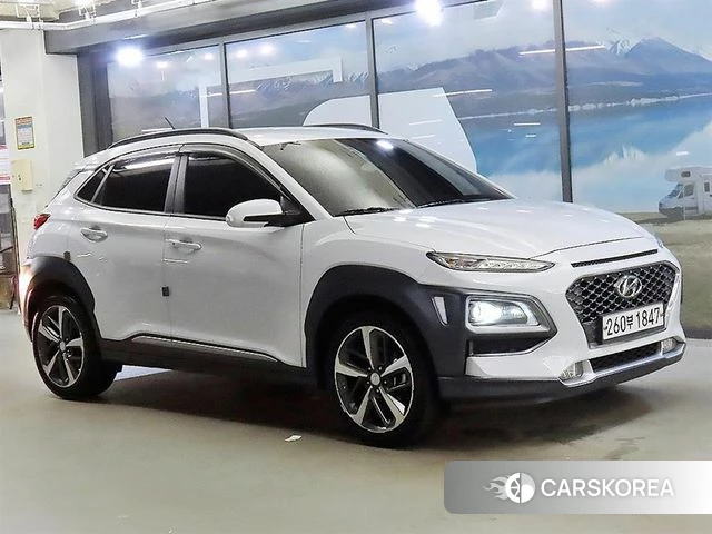 Hyundai Kona 2019 Белый из Кореи