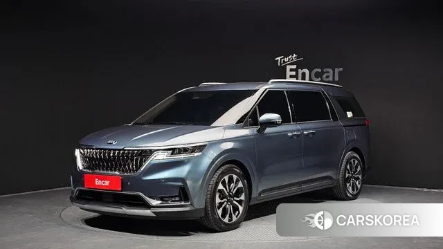 Kia Carnival 4th generation 2021 Светло-серебряный цвет из Кореи