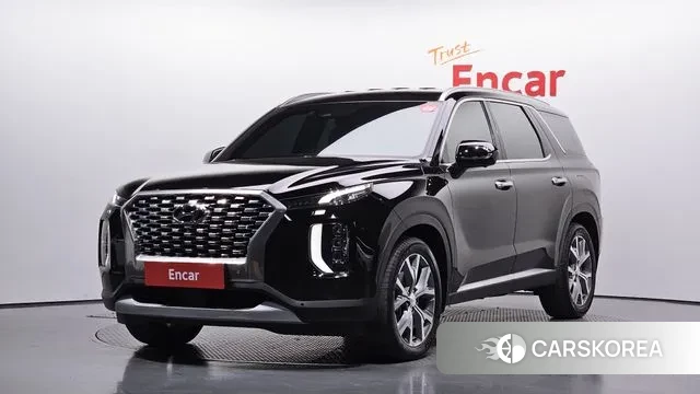 Hyundai Palisade 2022 Черный из Кореи