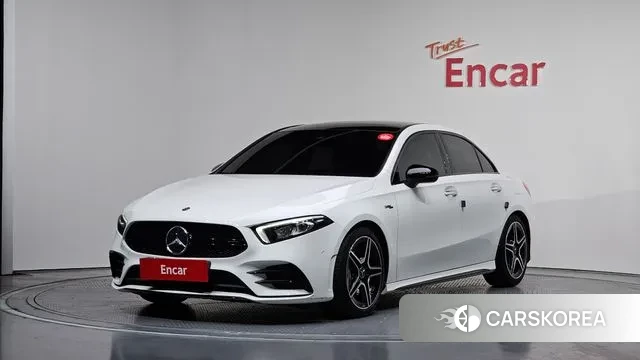 Mercedes-Benz A-Class W177 2022 Белый из Кореи