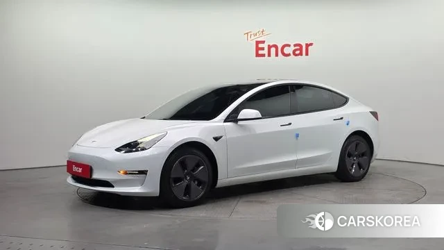 Tesla Model 3 2021 Белый из Кореи