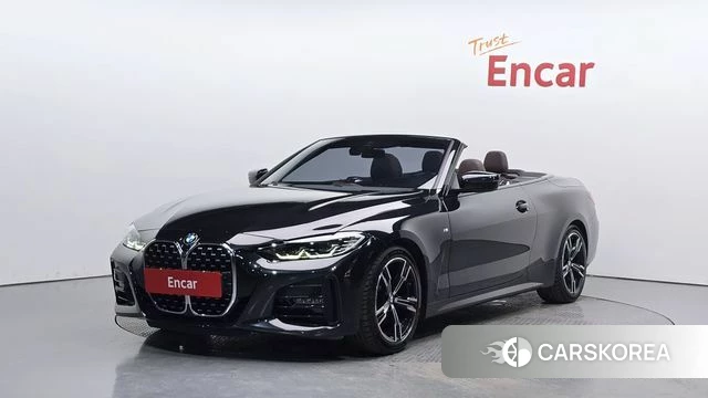 BMW 4 Series (G22) 2021 Черный из Кореи