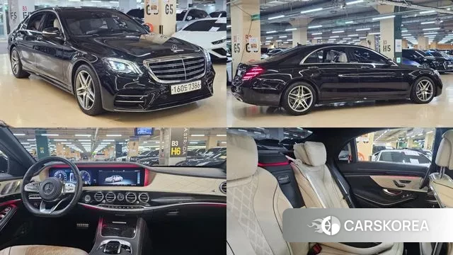 Mercedes-Benz S-Class W222 2020 Черный из Кореи