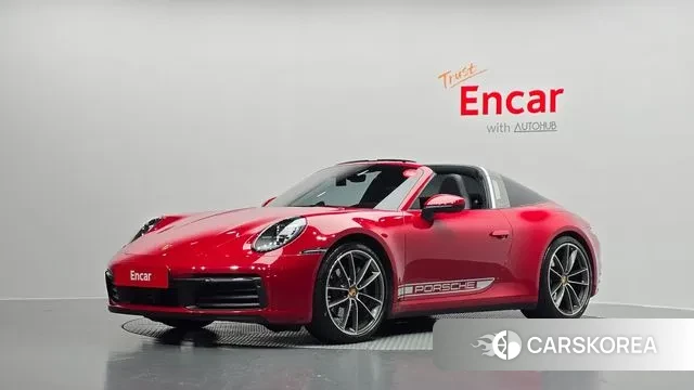 Porsche 911(992) 2021 Красный из Кореи