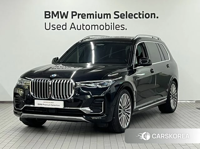 BMW X7 (G07) 2022 Черный из Кореи