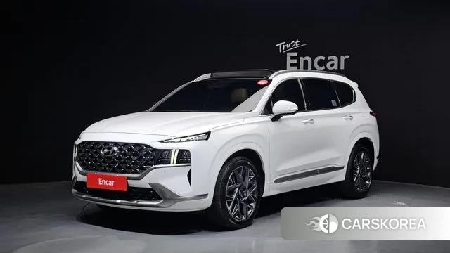 Hyundai The New Santa Fe 2021 Белый из Кореи