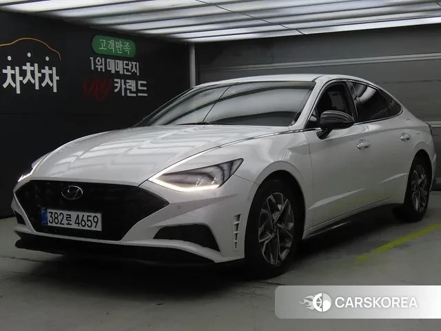 Hyundai Sonata (DN8) 2021 Белый из Кореи