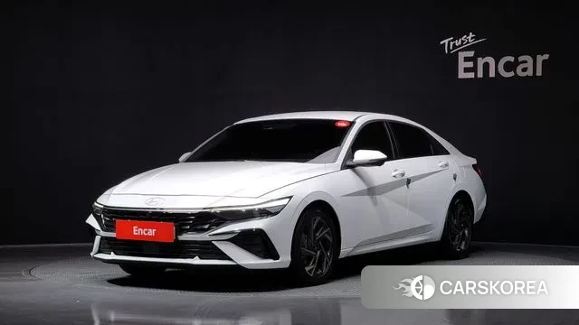Hyundai The New Avante (CN7) 2024 Белый из Кореи