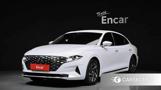 Hyundai The New Grandeur IG Hybrid 2021 Белый из Кореи