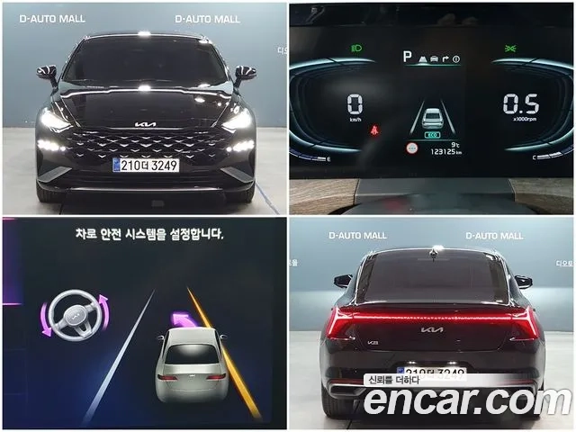 Kia K8 2021 Черный из Кореи