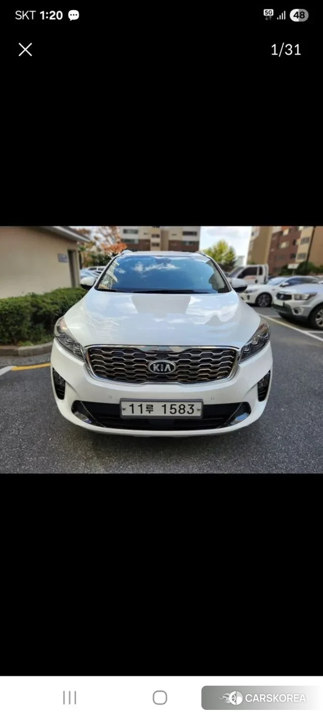 Kia The New Sorento 2019 Белый из Кореи