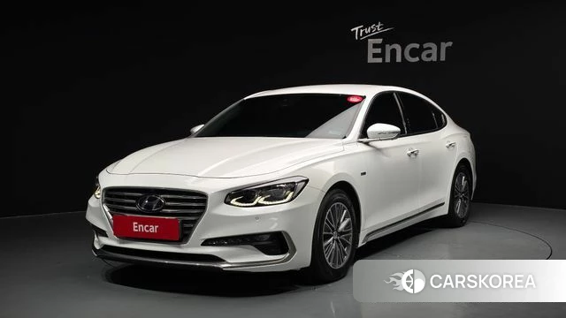 Hyundai Grandeur IG Hybrid 2018 Белый из Кореи