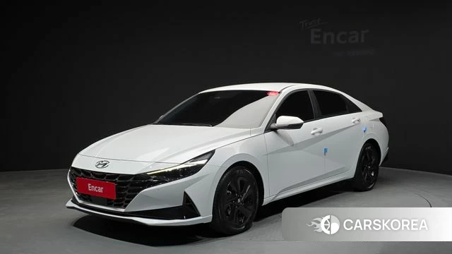 Hyundai Avante (CN7) 2022 Белый из Кореи