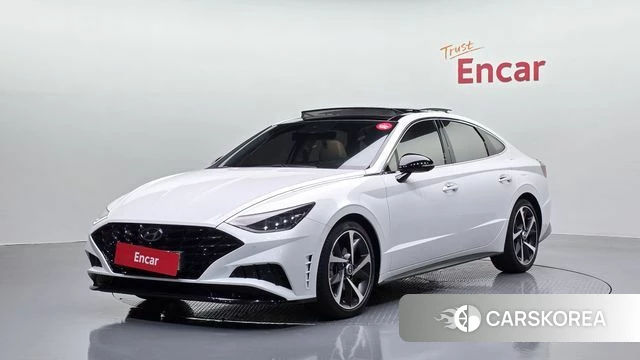 Hyundai Sonata (DN8) 2022 Белый из Кореи