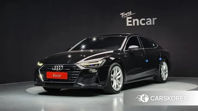 Audi A7 (4K) 2023 Черный из Кореи