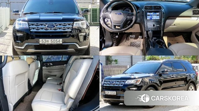 Ford Explorer 2019 Черный из Кореи
