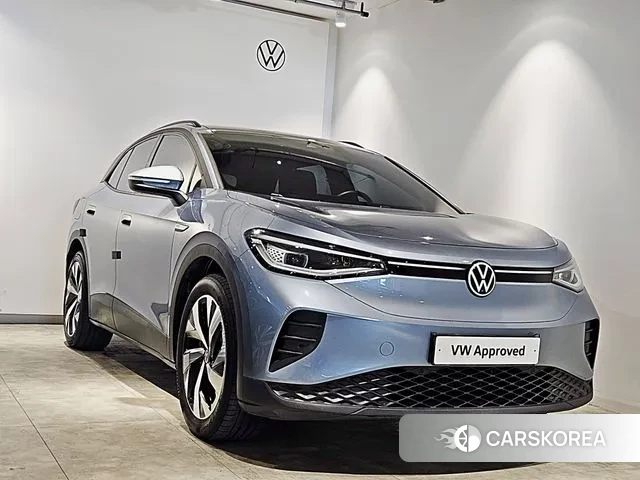 Volkswagen ID.4 2023 Небесно-голубой из Кореи