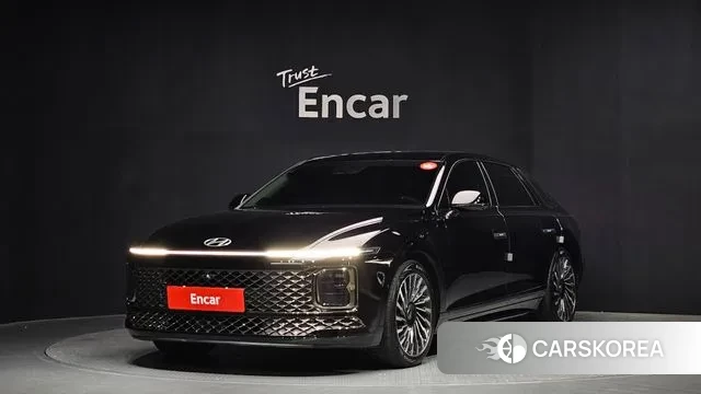 Hyundai Grandeur (GN7) 2022 Черный из Кореи