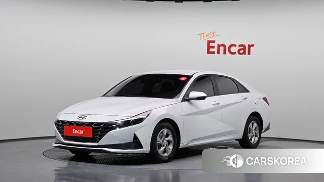 Hyundai Avante (CN7) 2020 Белый из Кореи