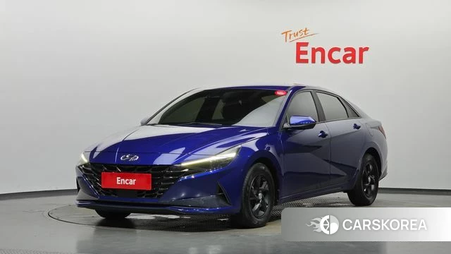 Hyundai Avante (CN7) 2020 Синий из Кореи